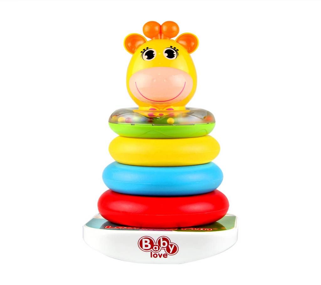 Baby Love Yellow Monkey Piles Circle toy for kids 