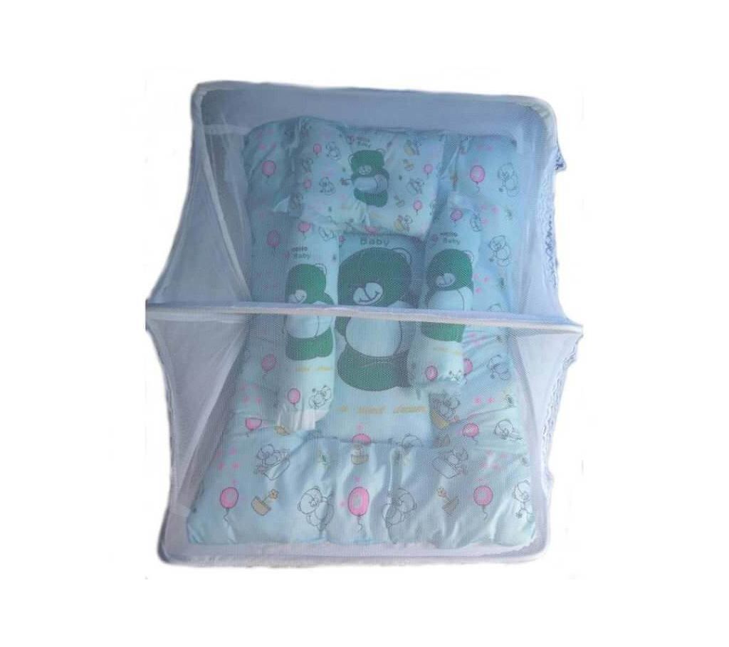 Baby Mosquito Net and Pillow - Multicolor