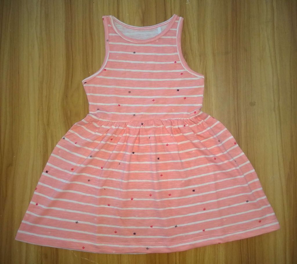 3-Pack Baby Girls sleeveless cotton frock