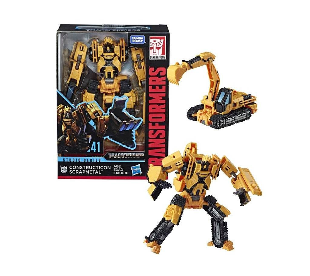 Action Figure Transformers Toys Studio Series 41 Deluxe Class Constructicon Scrapmetal