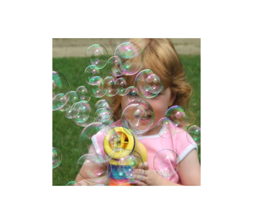 Electric LED Bubble Gun Automatic toy