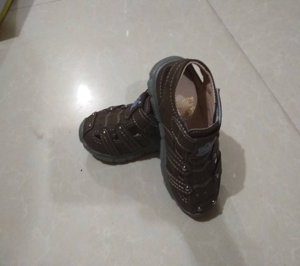 Faux Leather cycle shoes for children 