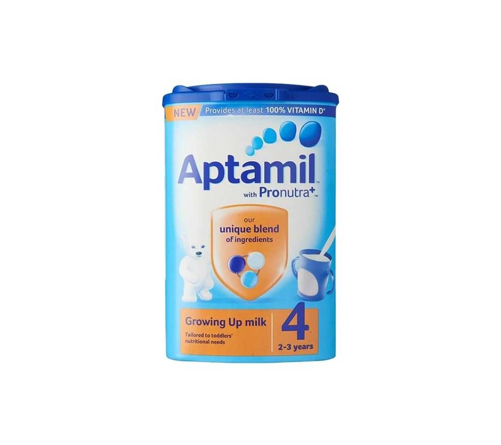 4 Growing Up Milk Powder For 2 - 3 Years - 900 gm - UK