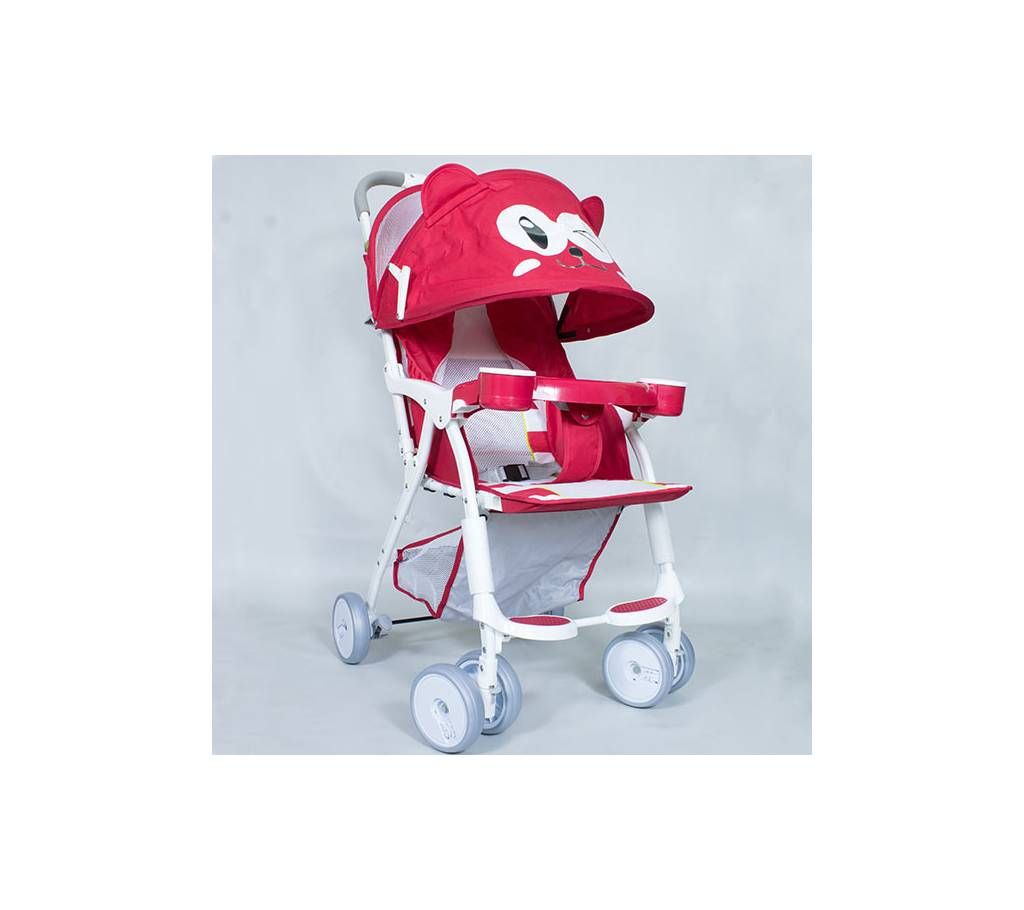 Funny face Baby Stroller Red
