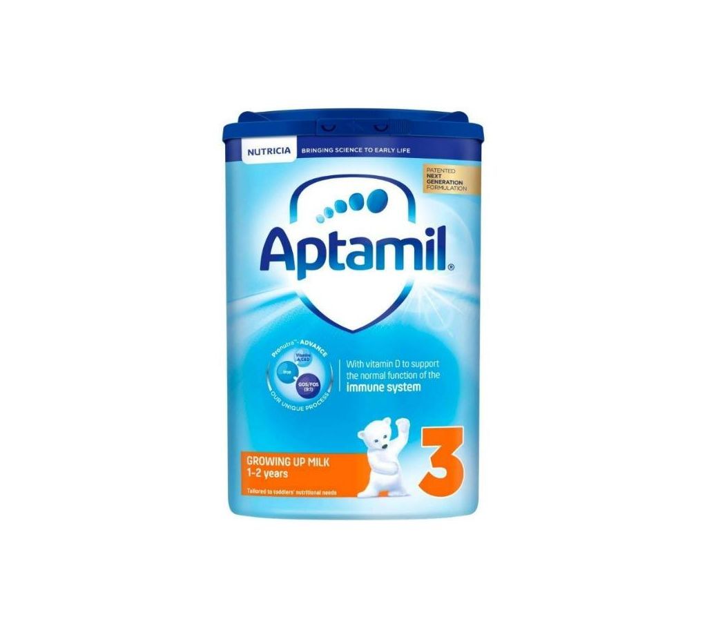 Aptamil (3) Growing Up Milk from 1-2 years (900gm, UK)
