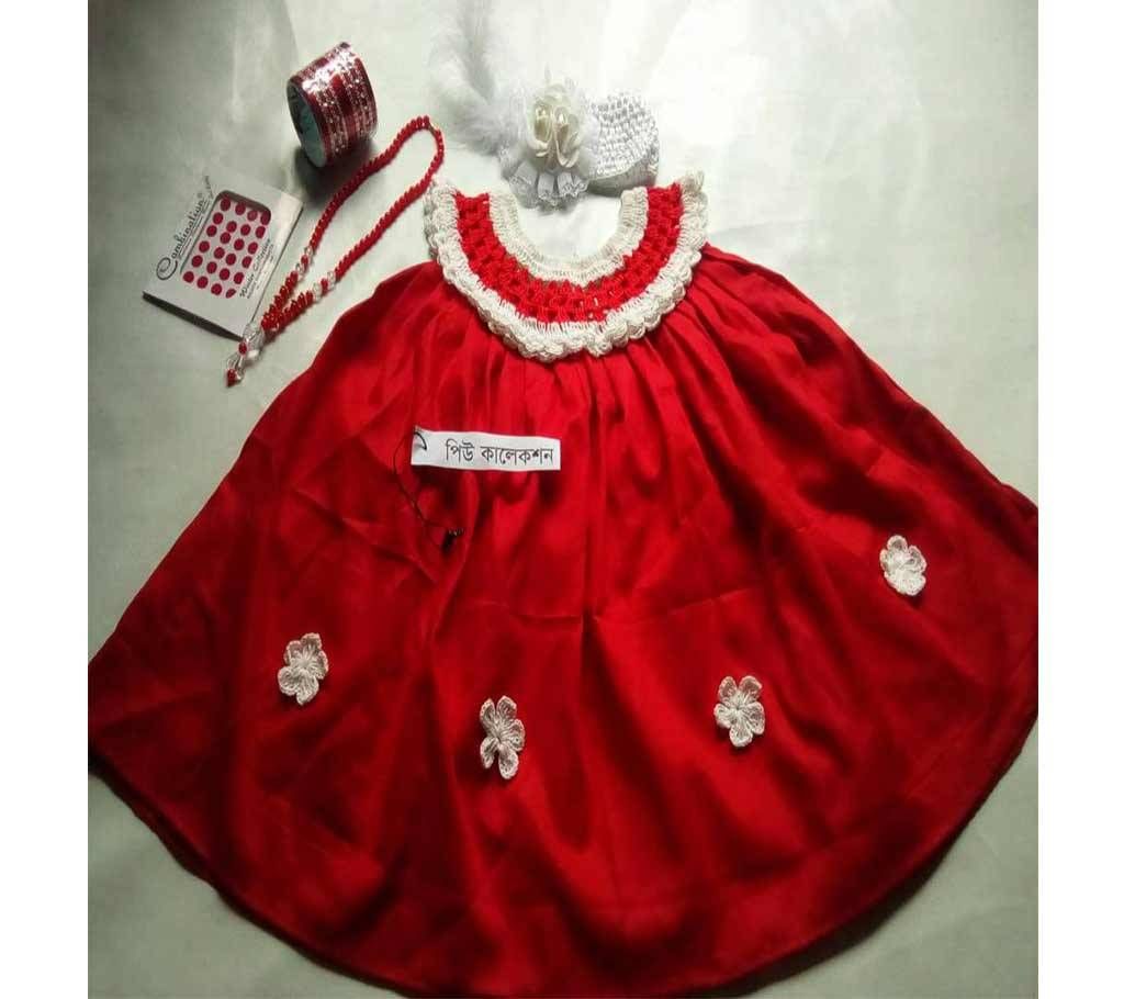 Cotton Crochet Baby Dress