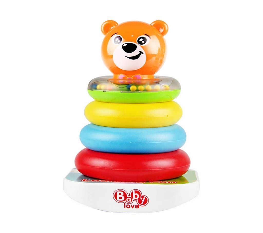 Baby Love Bear Orange Piles Circle toy for kids 