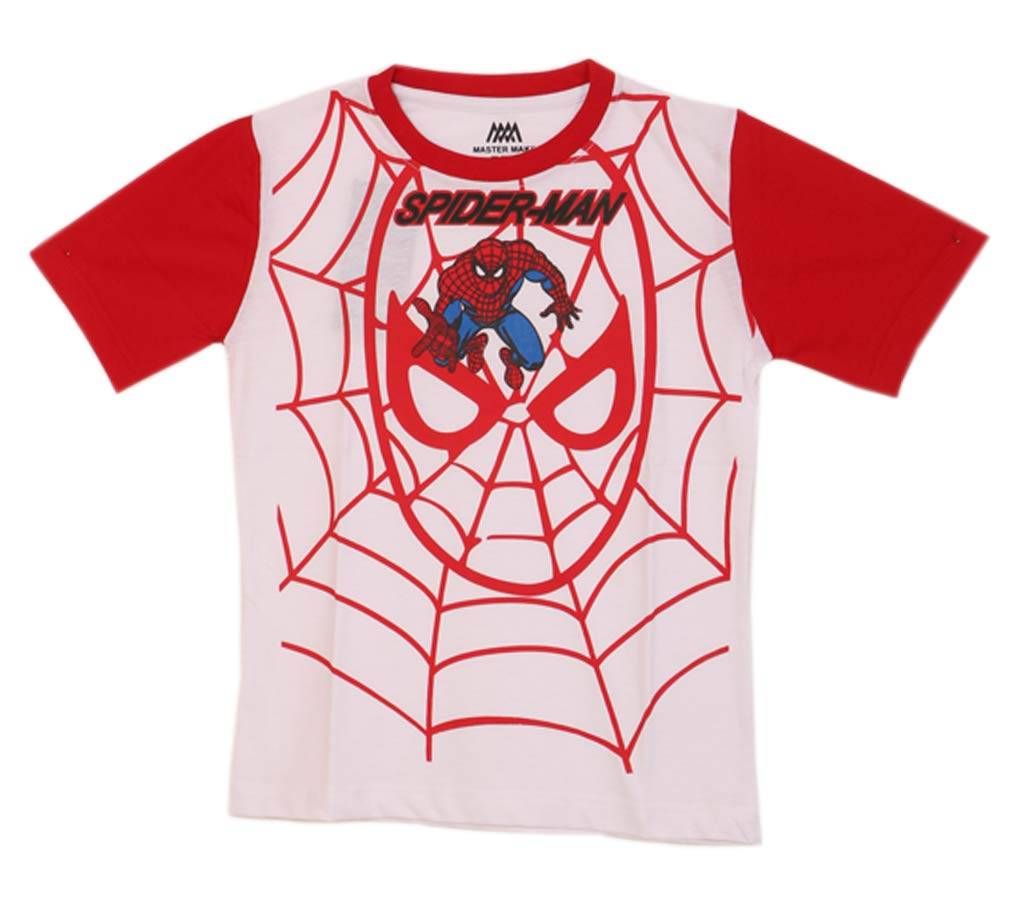 SPIDER-MAN BOYS R-NECK SHORT SLV T-SHIRT