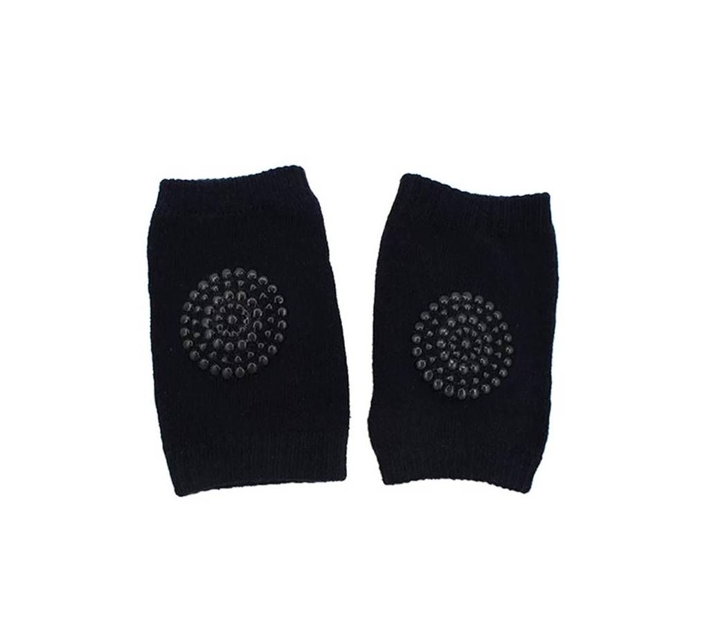 Cotton Knee Pad for Baby - Black