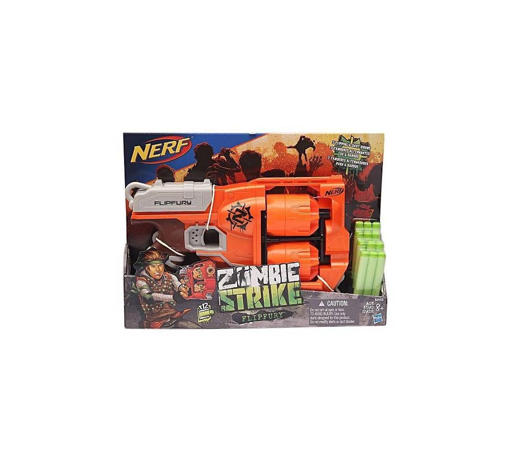 Nerf Zombie Strike Flip Fury - Orange