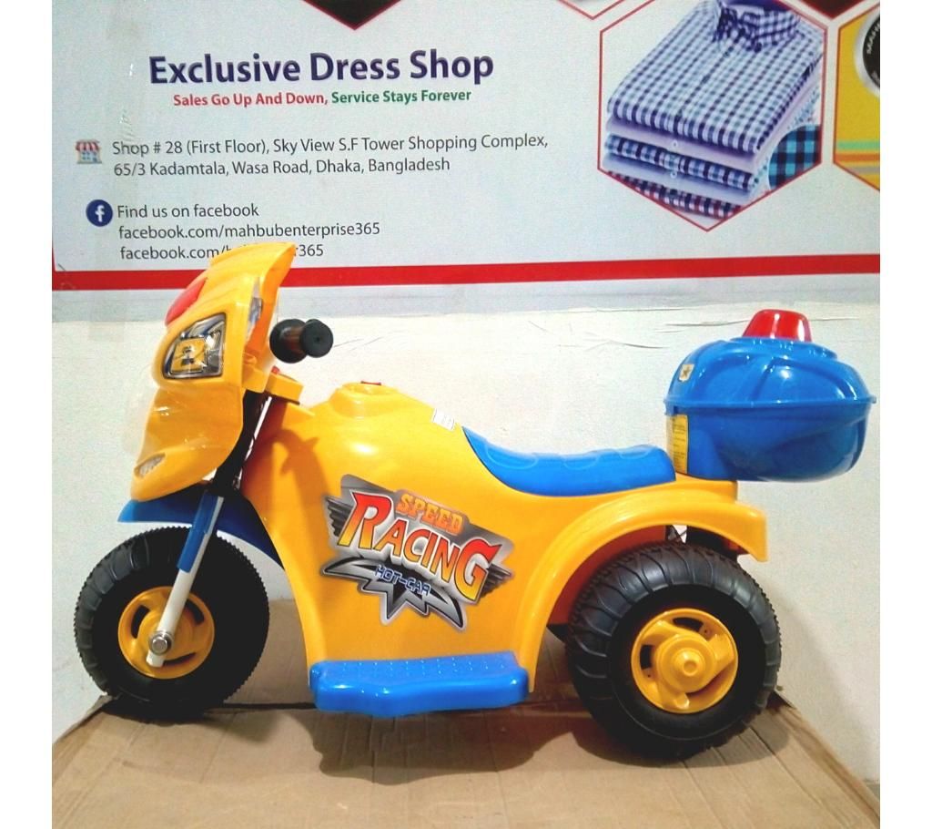 kids speed racing electric motorcycle