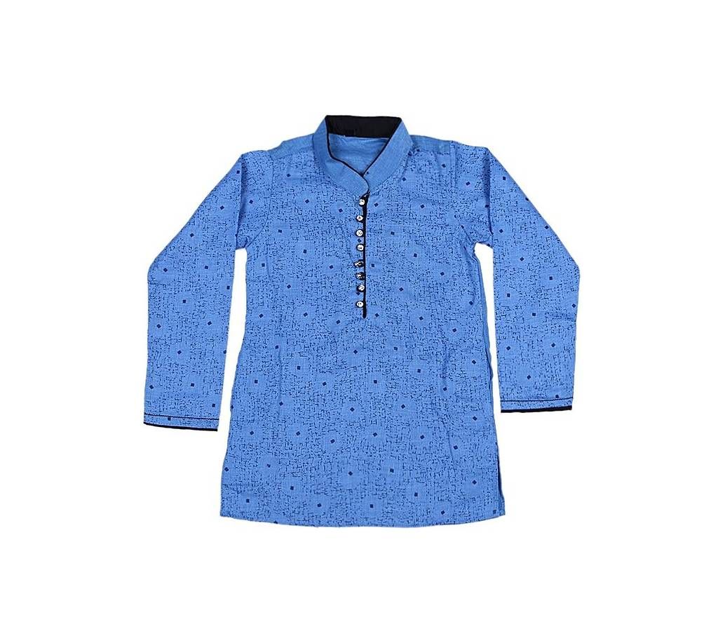 Blue Cotton Panjabi for Boys