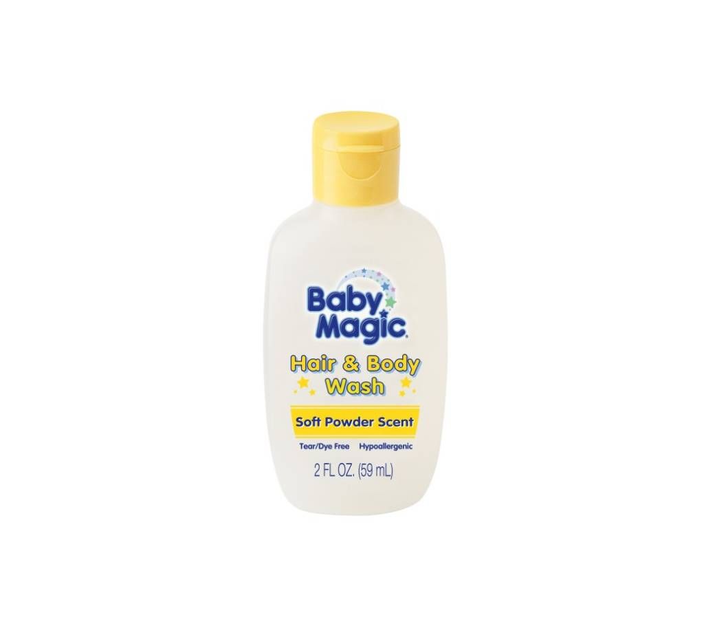 Baby Magic SOFT POWDER HAIR & BODY WASH 2 oz - USA