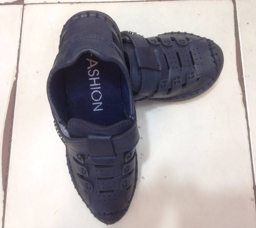 children PU leather shoes