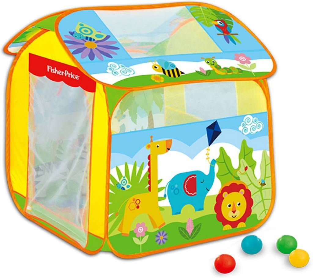 Fisher-Price Forest Dream Tent House With 50 Soft Flex Balls Free