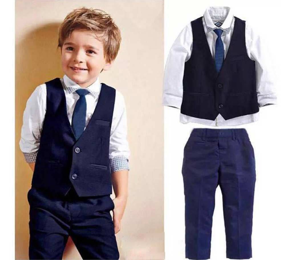 Baby boy formal party dress set