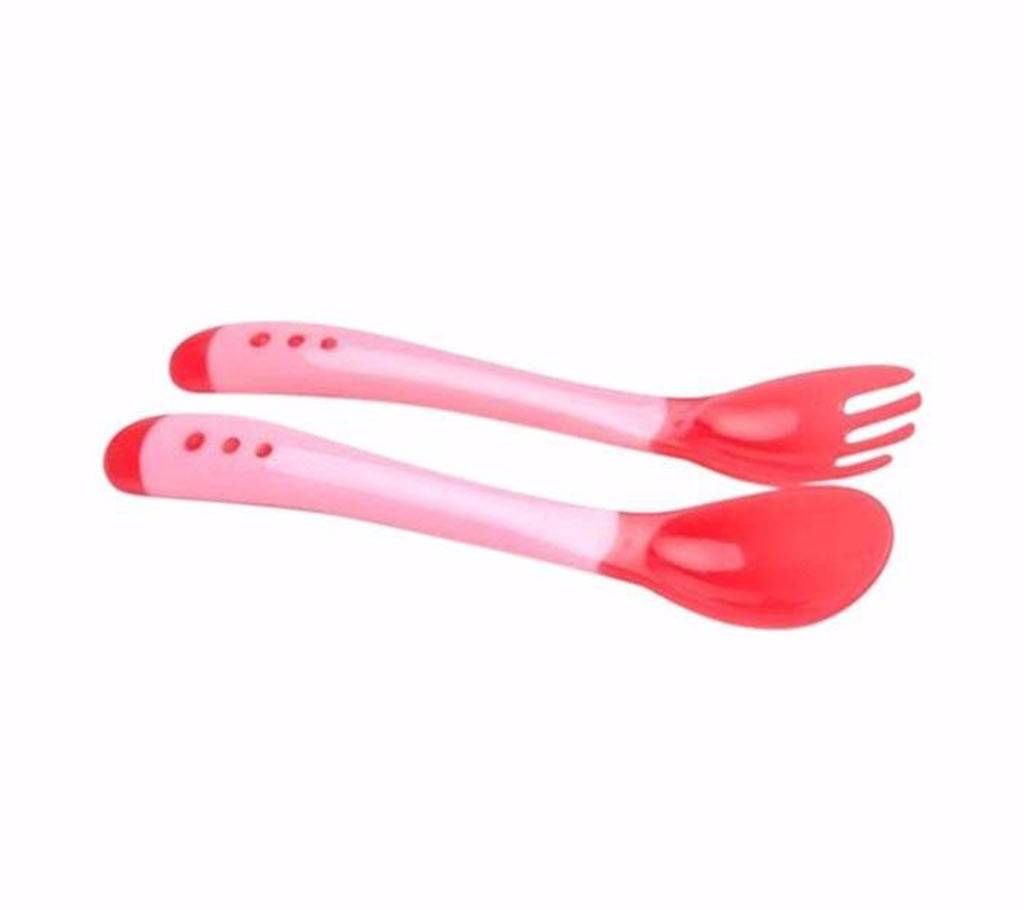 Safety Temperature Sensing Spoon For Baby