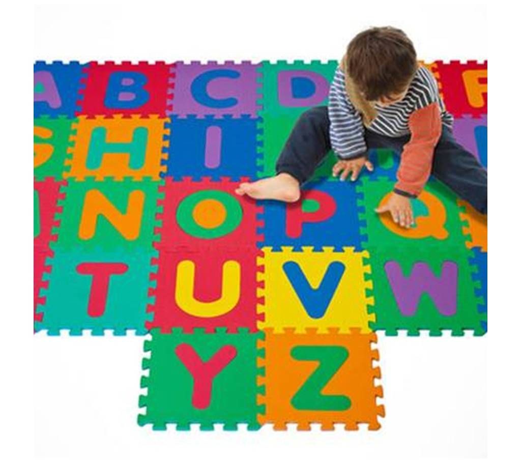 Foam Floor Alphabet Puzzle Mat for Kids - Big - Multicolour