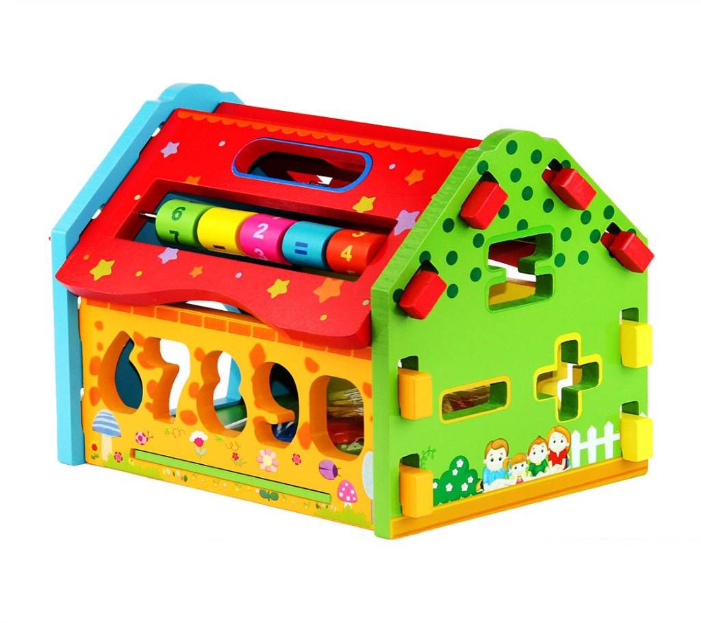 Green Number and Family House Learning Toy For Kids