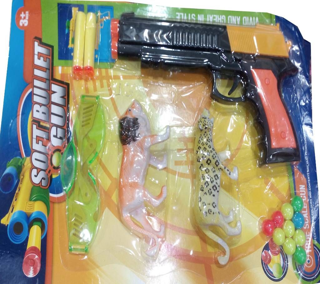Soft bullet gun