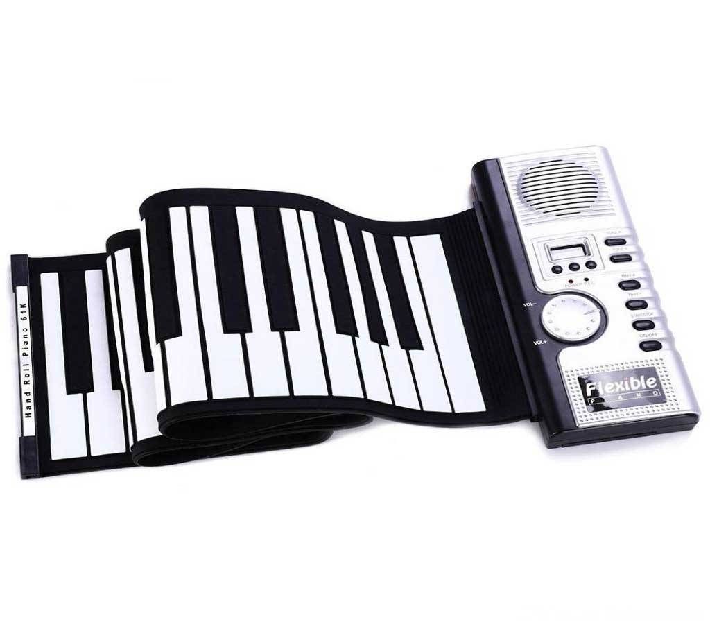 Portable 49 Keys Flexible Roll up Piano Electronic Soft Keyboard Gift for Kid