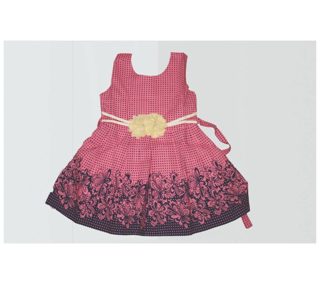 Cotton Frock For Baby Girls - 3 to 3.5 Years