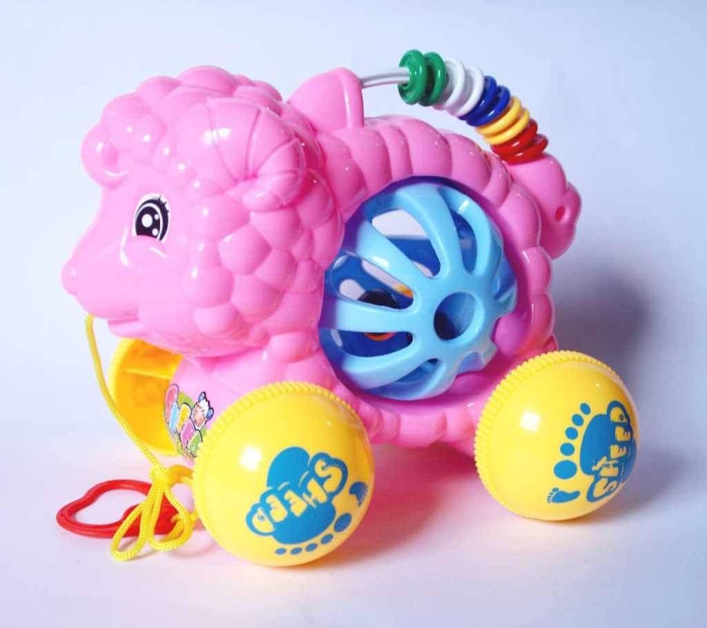 Four wheel Rattle (Sheep) টয়