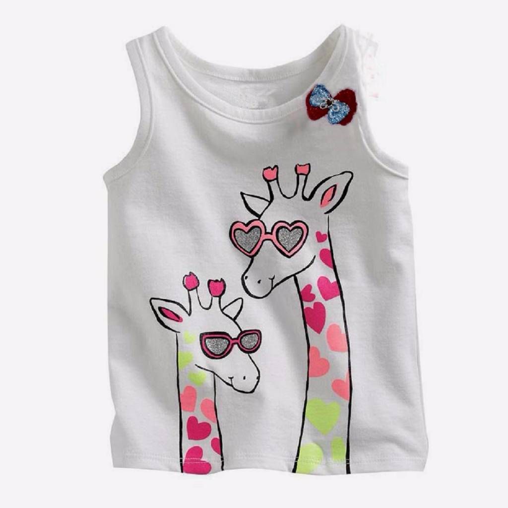 Baby Girls Sleeveless T-shirt  