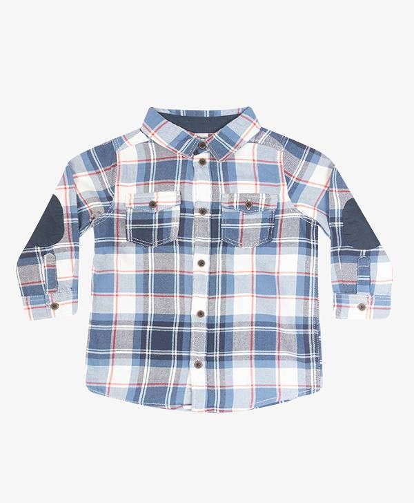 Boys Long-sleeve Cotton Shirt