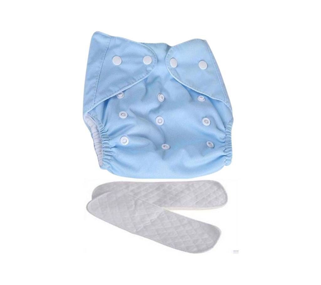 Organic Baby Cloth Diaper-Skyblue