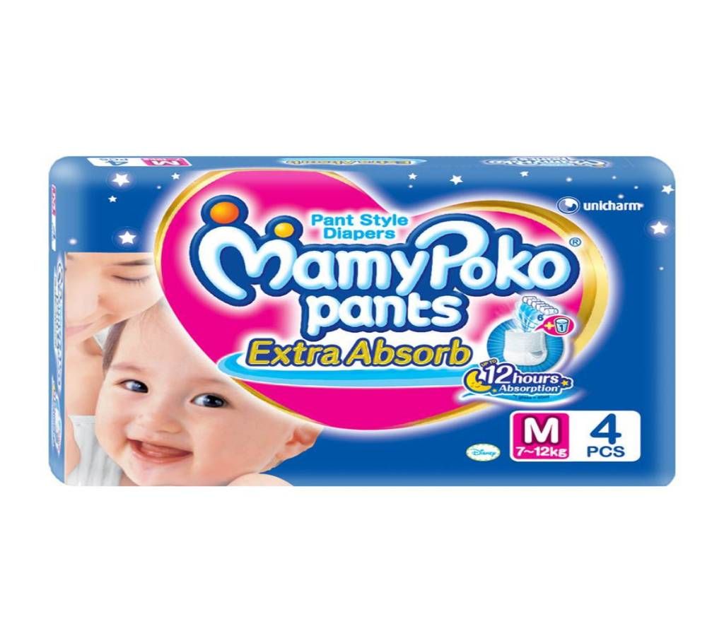 MAMYPOKO PANT DIAPER 4PCS (7-12KG)