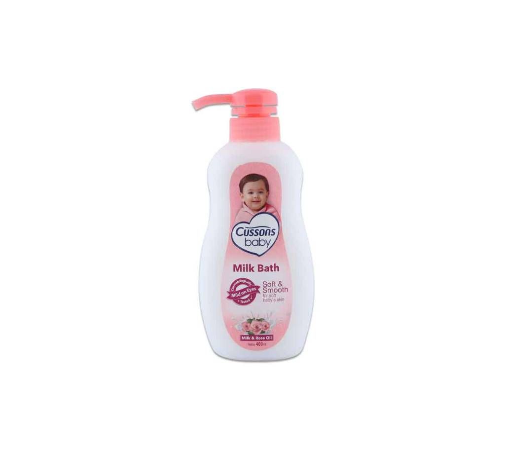 CUSSONS BABY Milk Bath - Soft And Smooth  400 ML (Indonesia)