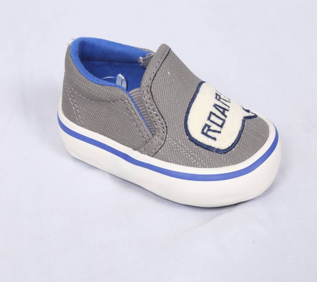 Boy's Grey Dino Shoes