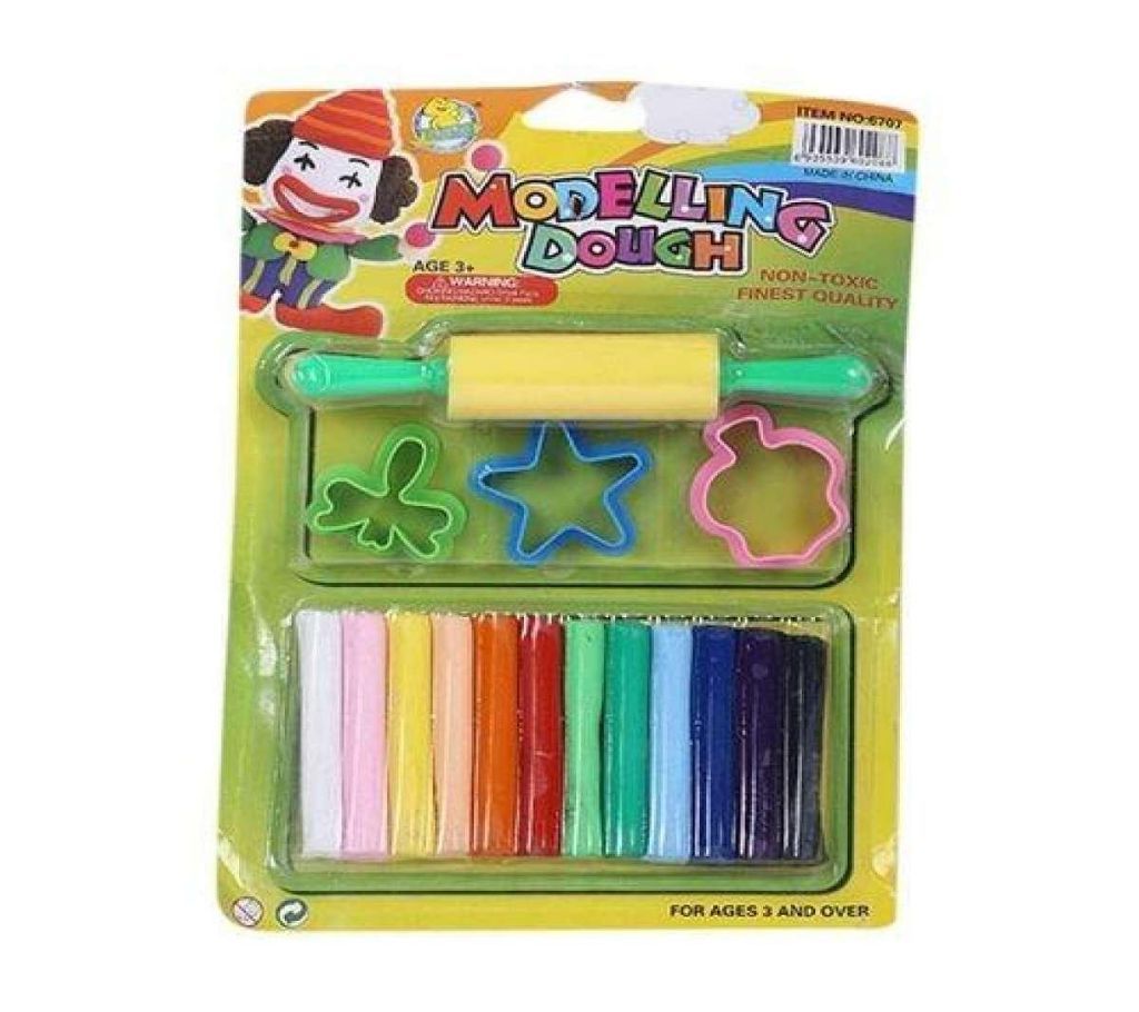 Plastic Clay Toy - Multi Color 150 g