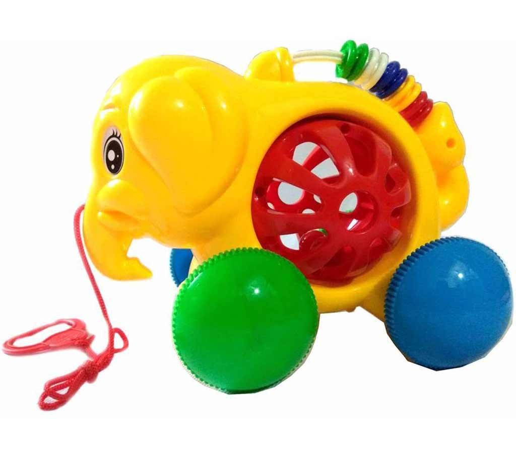 Four wheel Rattle (Elephant) Toy 