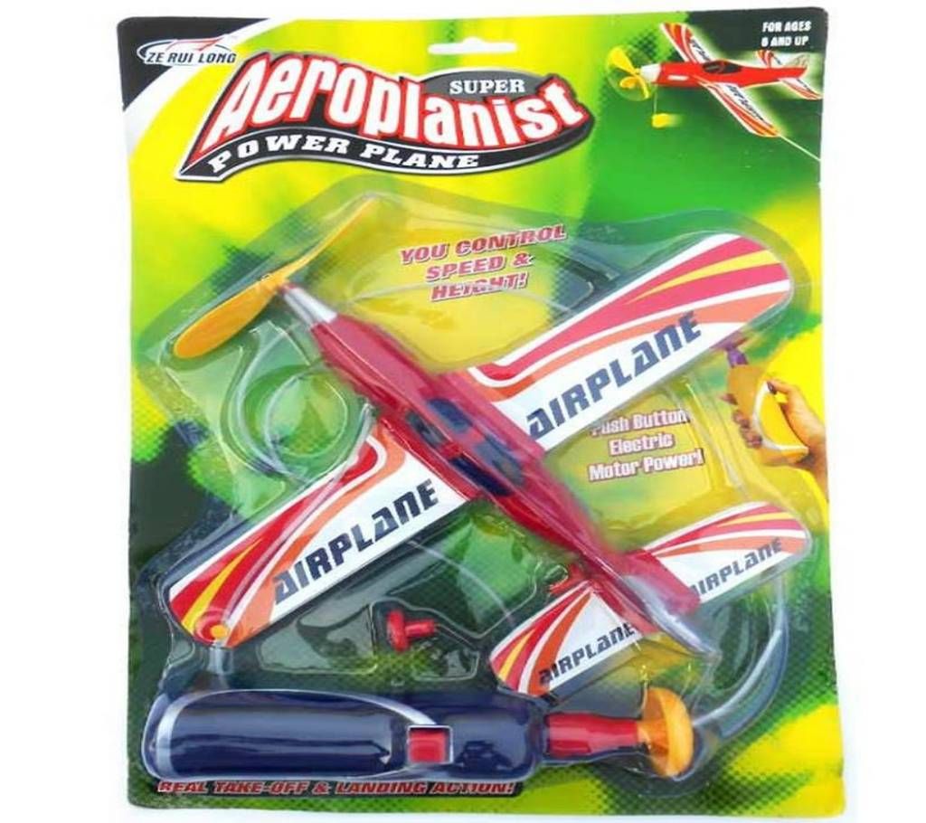 Super Aeroplanist Power Plane toy for kids Red