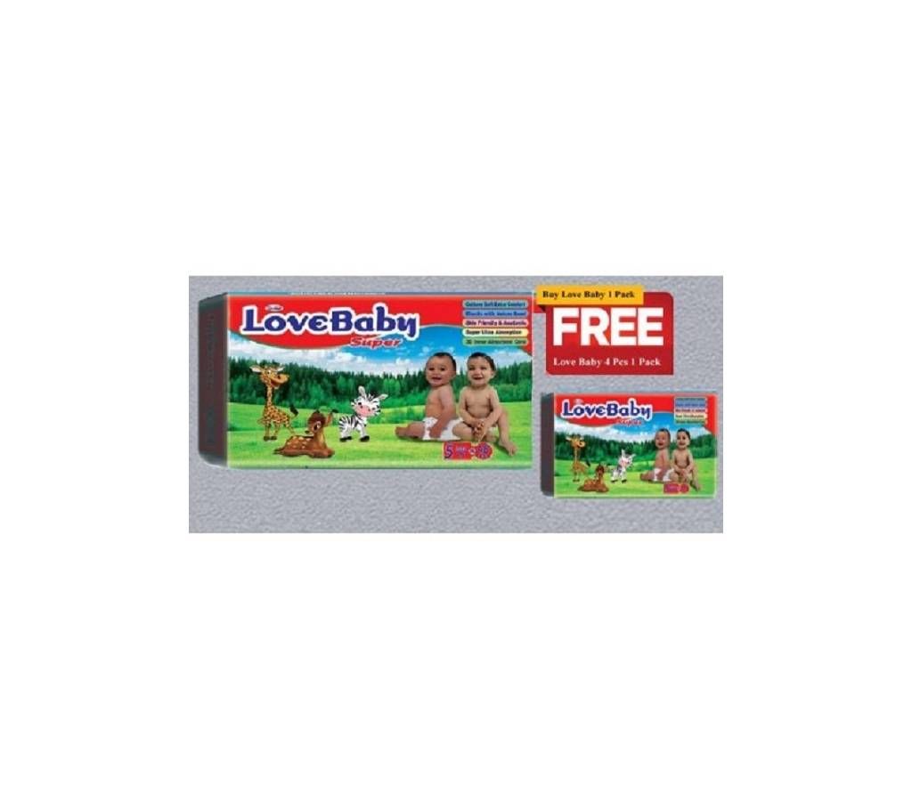 Love Baby Diaper XL (11-25) 48pcs + 4pcs Bangladesh