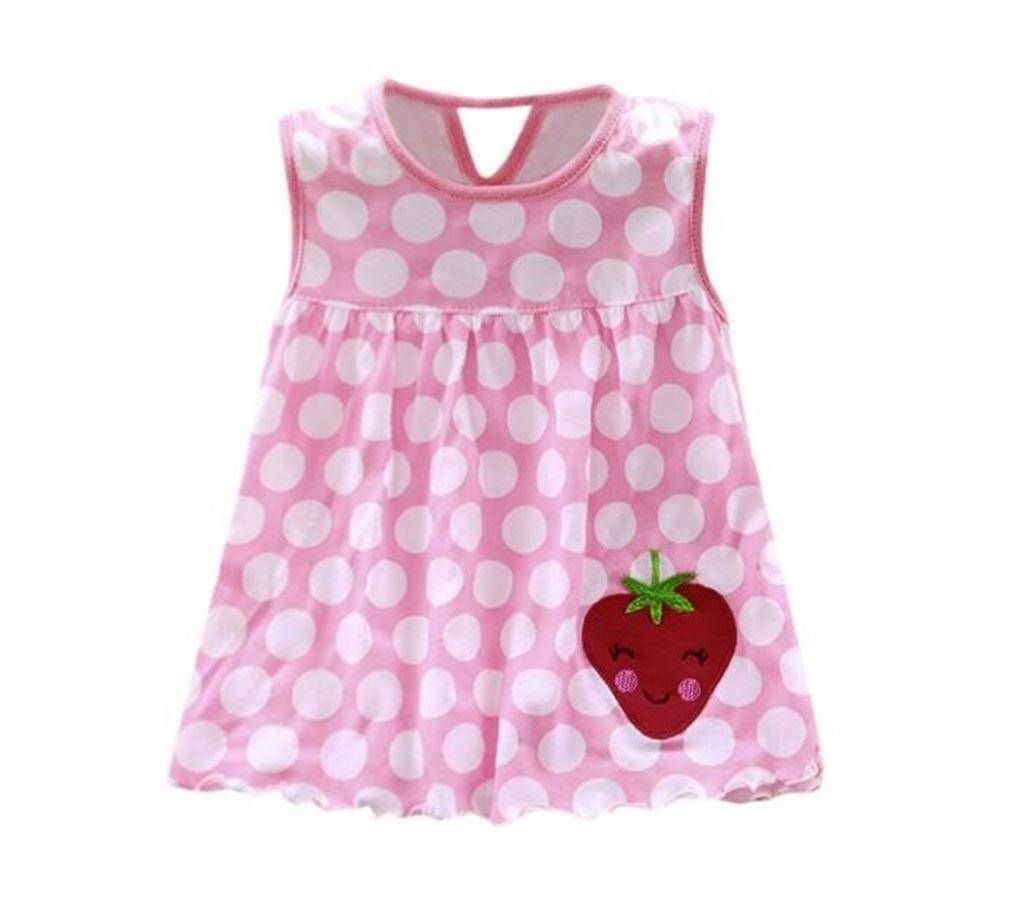 Toddler Soft Cute Baby Cotton  Dresses For Baby girl(3-12 Months baby)