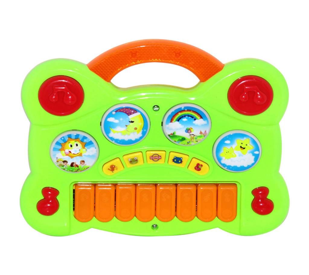 Cartoon Music Green Piano Set