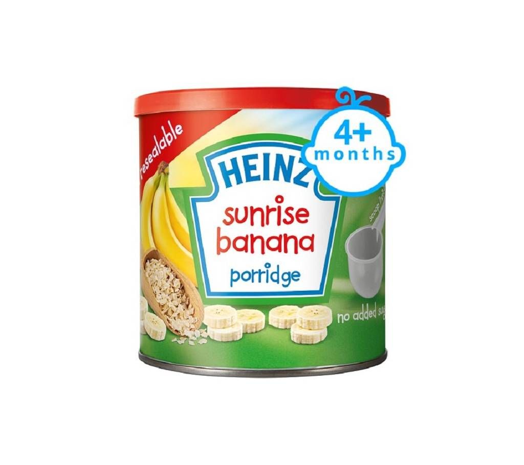Heinz sunrise banana porridge 4+ 240g - UK