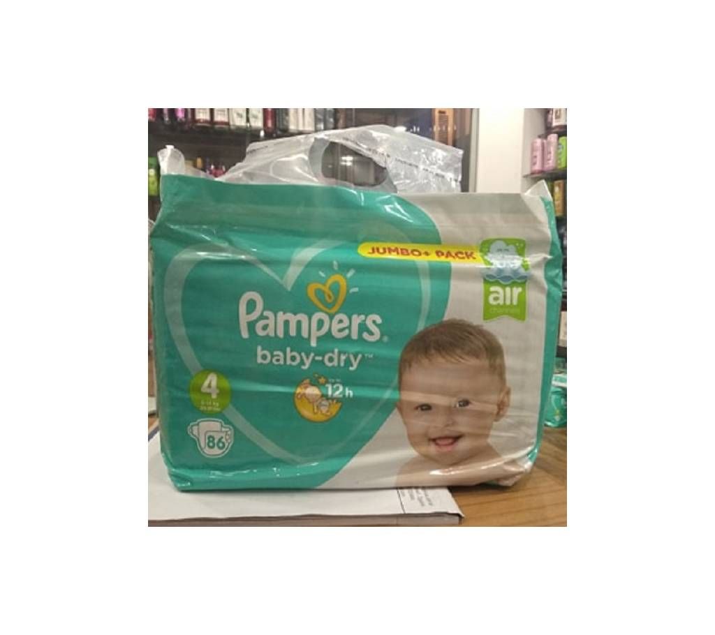 Pampers Jumbo pack Size 4 (9-14 kg) - UK