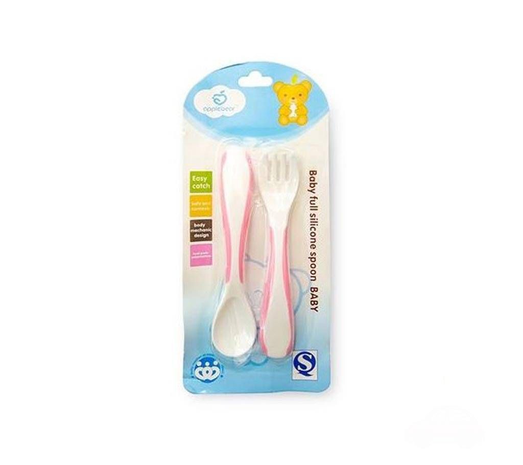 Baby Silicone Fork Spoon Set