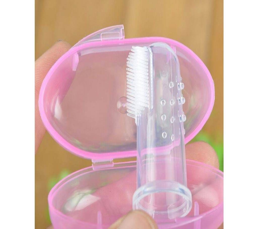 Pink Baby Finger Toothbrush  857  MOJ1