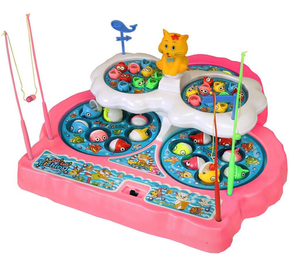 Dong Xin GoGo  Fishing  Pink  2 Layer Assembled Set
