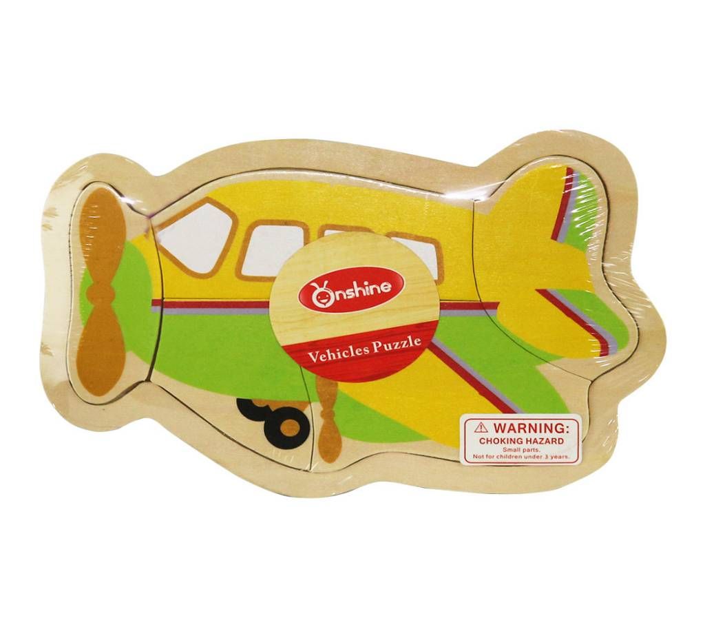 On Shine Plane Puzzle Learning Board For Kids 