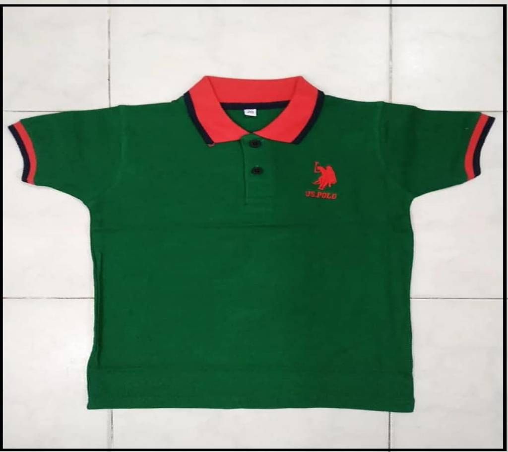 Baby Half Sleeve Cotton Polo-Shirt