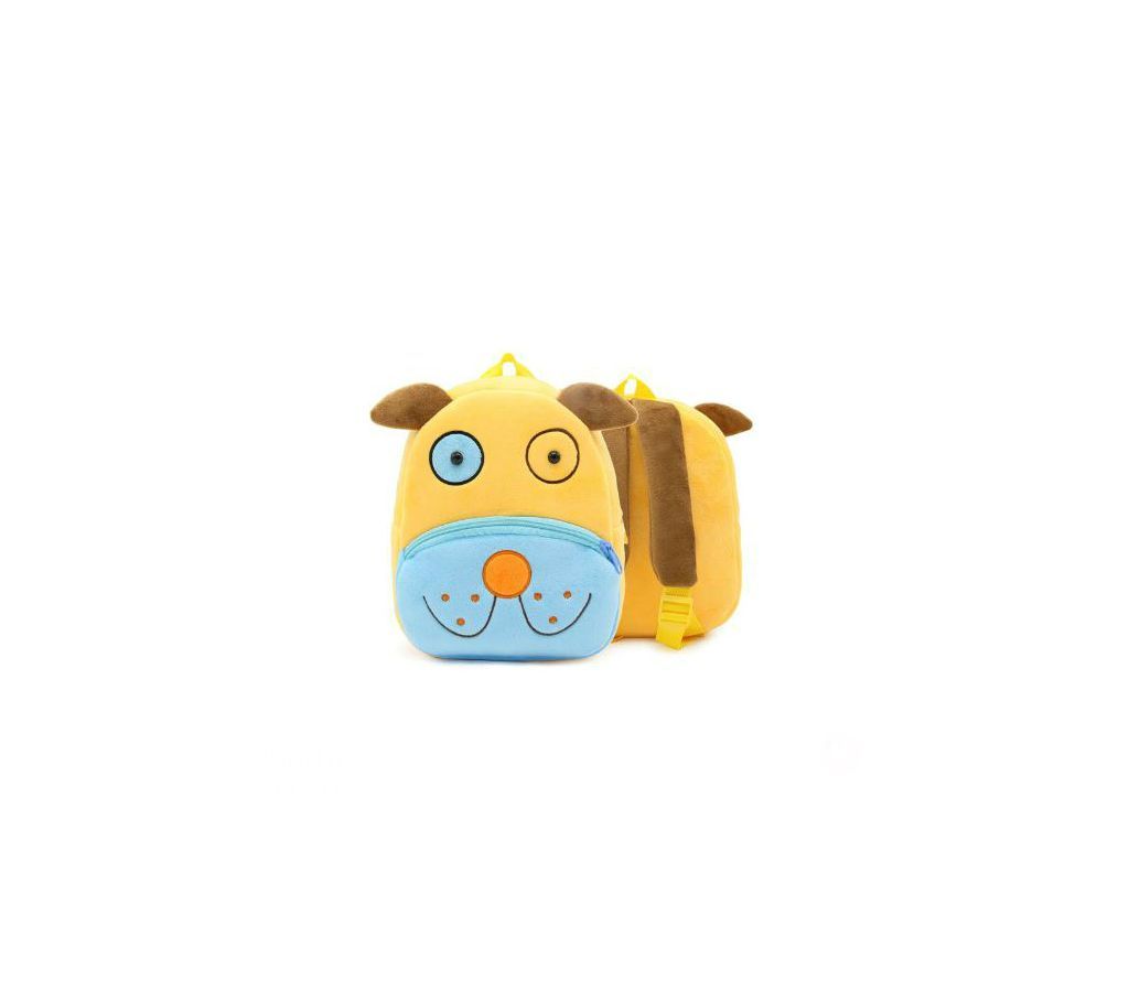 Cartoon School Bag For Kids - Yellow 