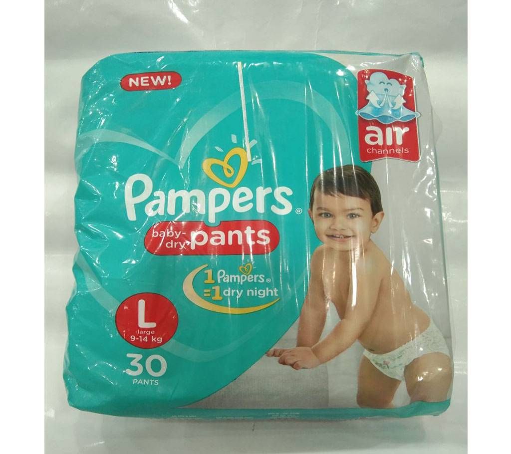 Pampers baby dry pants L (9-14kg) -30pcs india