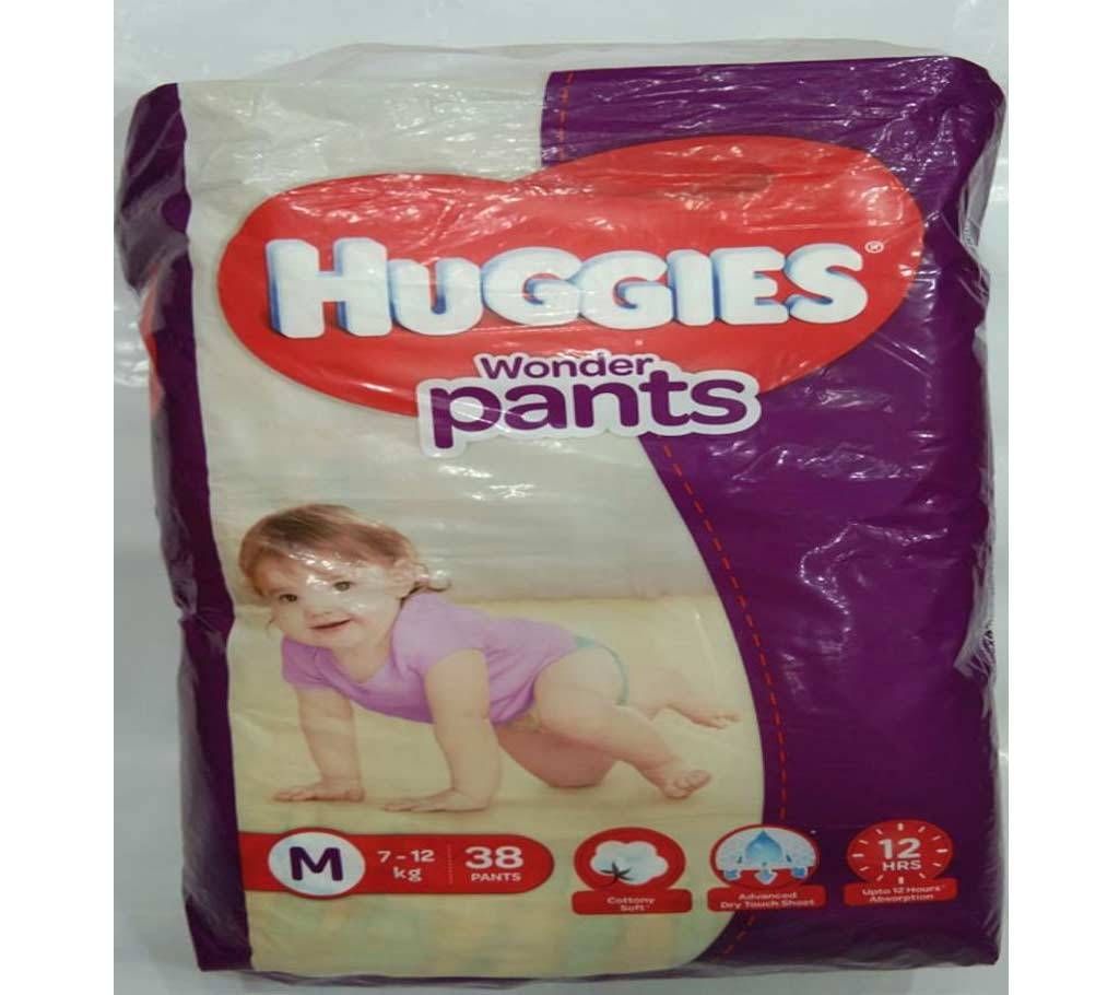 Huggies wonder pants M(7-12kg) 38psc India