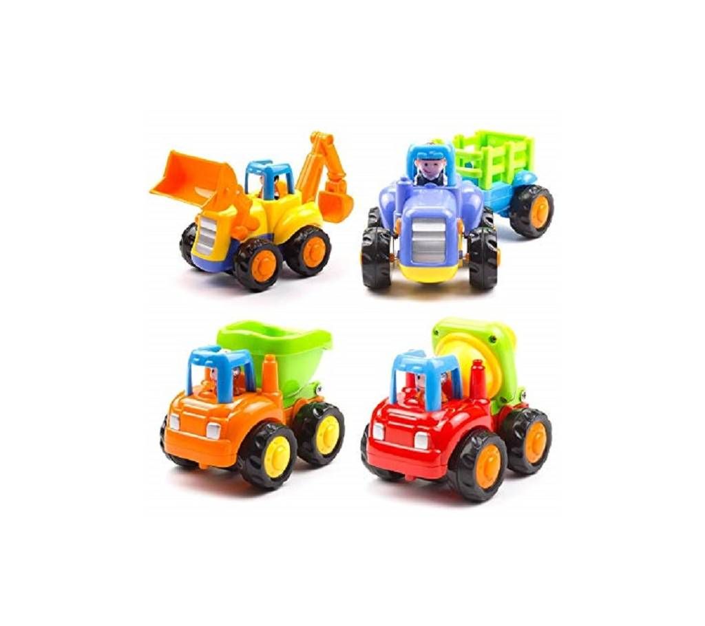 Plastic Toy Car Set - Multi Color